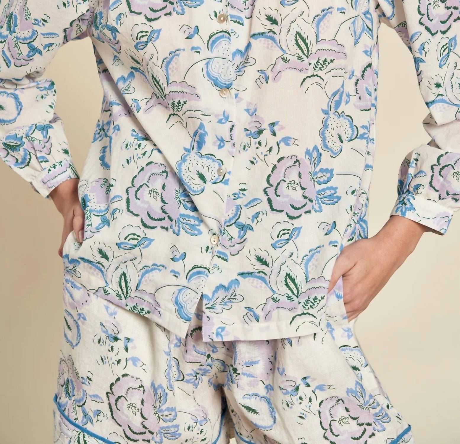 Hannah Artwear - Athena Blouse - blouses - blue - clothing