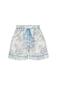 Hannah Artwear - Caroline Short - blue - clothing - floral