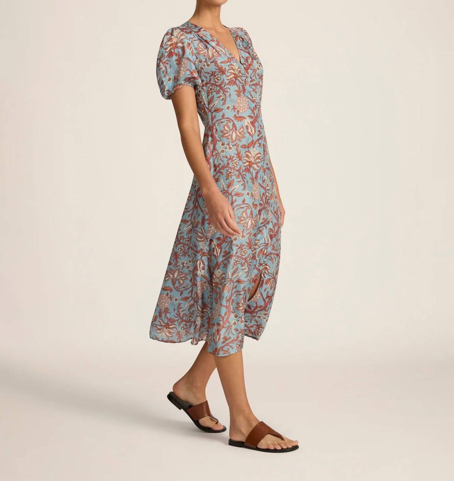Hannah Artwear - Olivia Midi Dress - blue - clothing - dresses