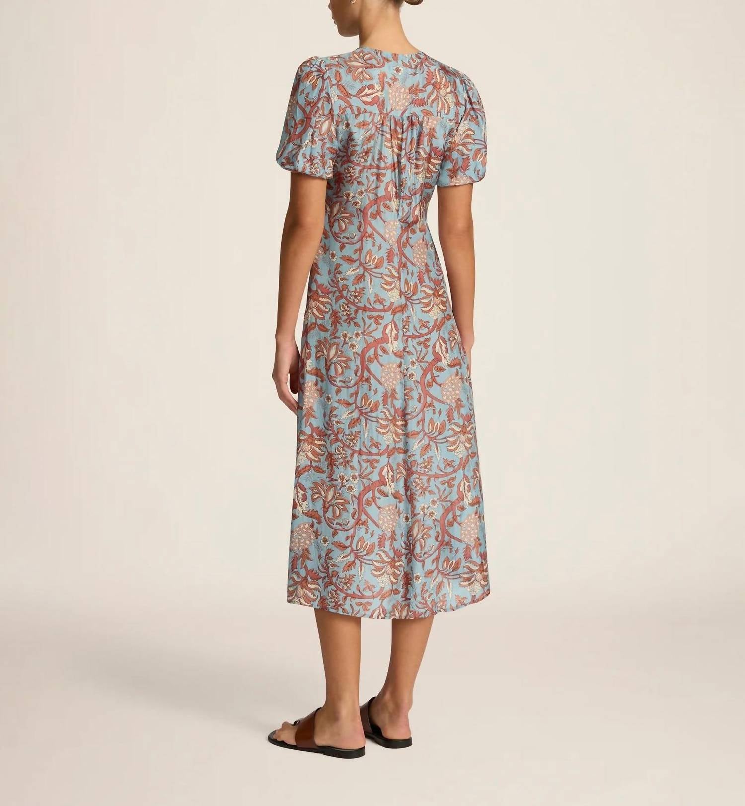 Hannah Artwear - Olivia Midi Dress - blue - clothing - dresses