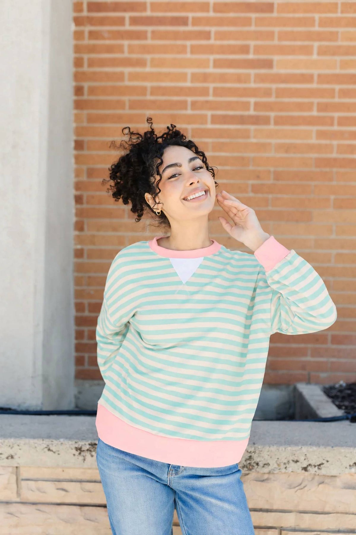 Haptics - Sandra Crewneck Top