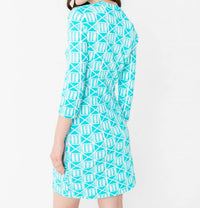 Harborview - Hidden Shell Dress - blue - clothing - dresses