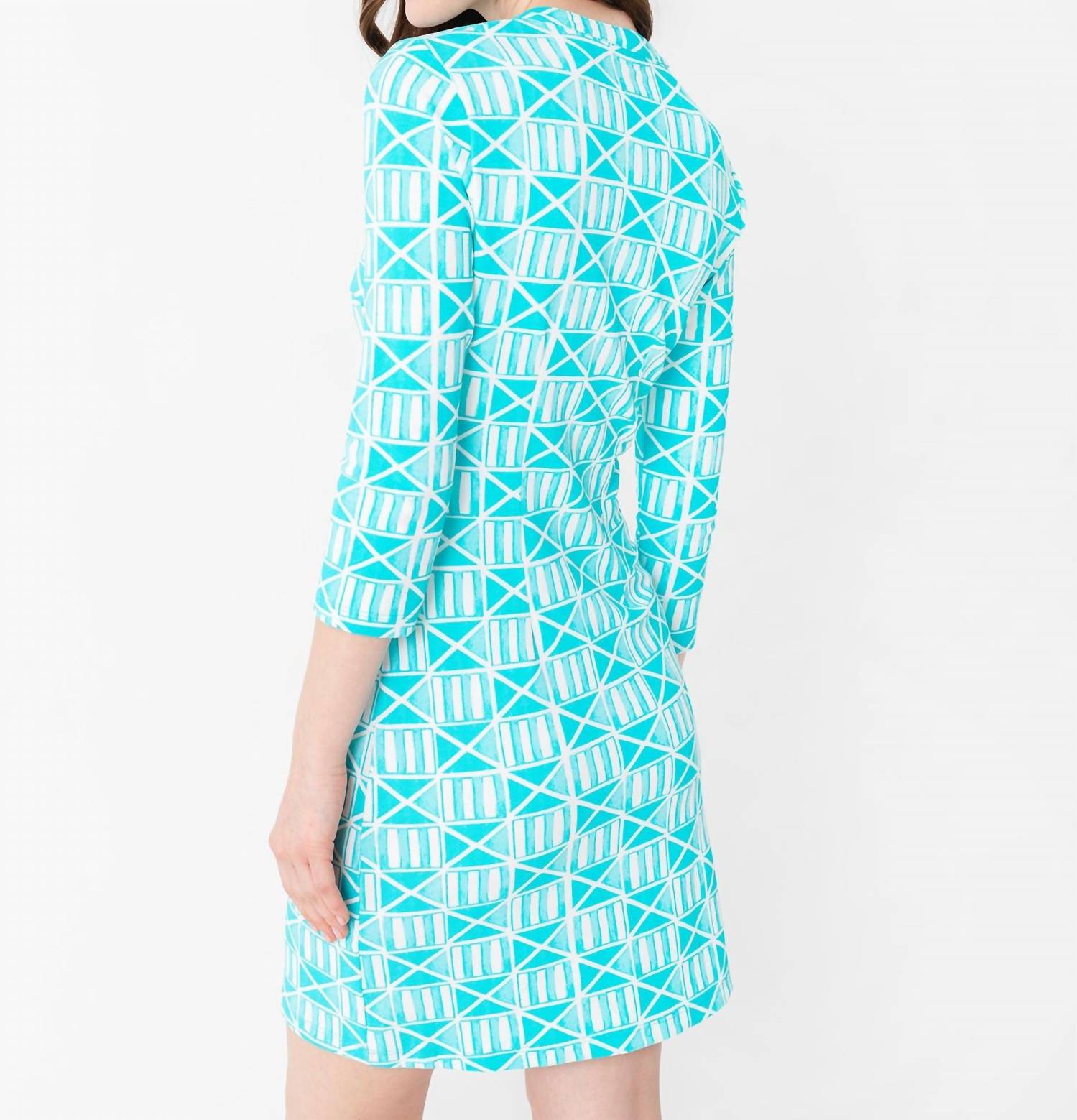 Harborview - Hidden Shell Dress - blue - clothing - dresses
