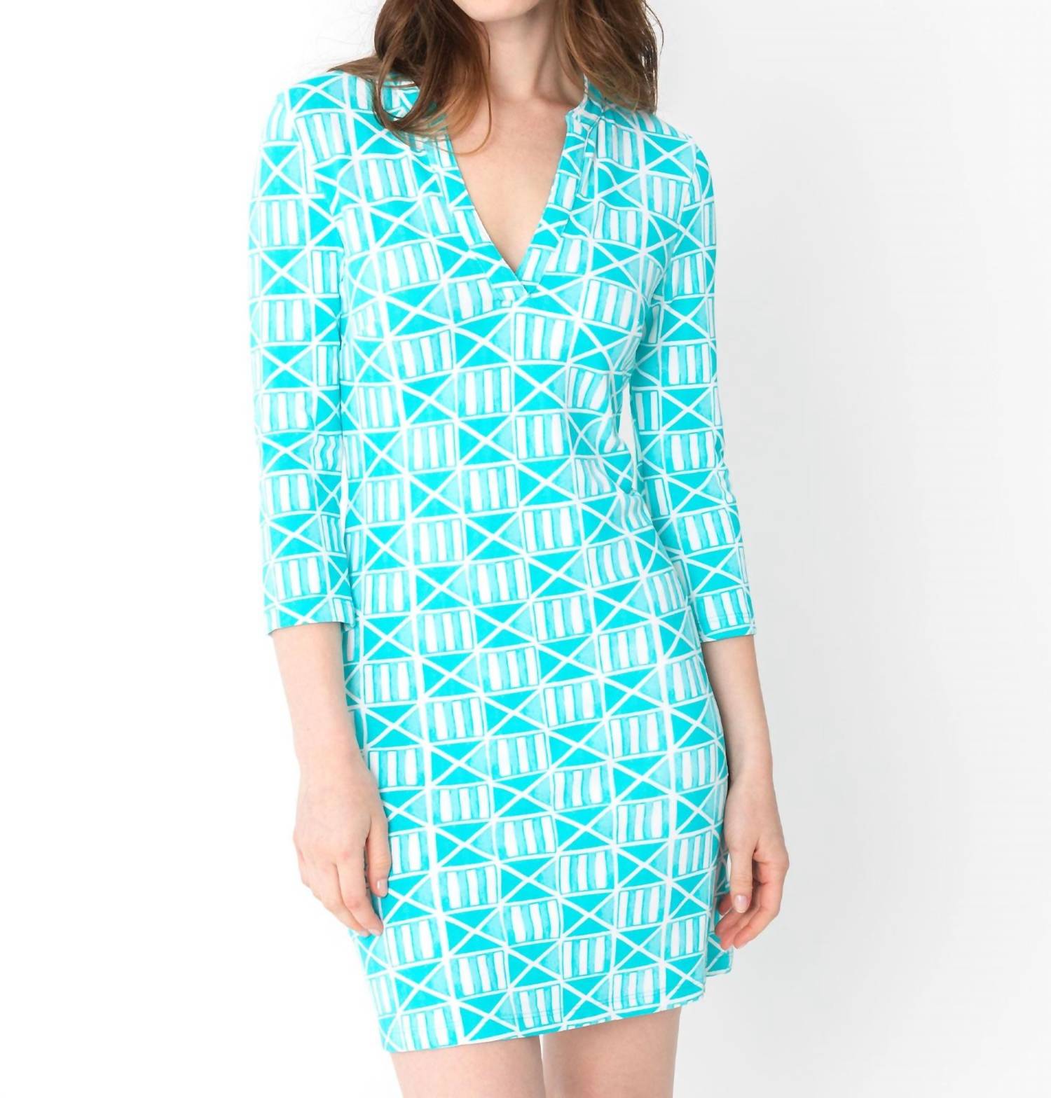 Harborview - Hidden Shell Dress - blue - clothing - dresses