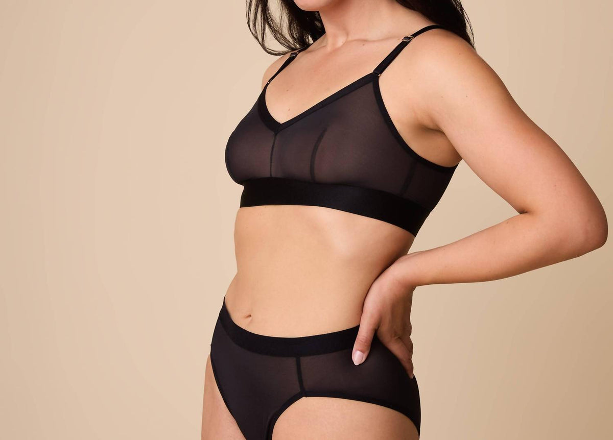 Harper Wilde - Comfort Mesh Sheer Triangle Bralette