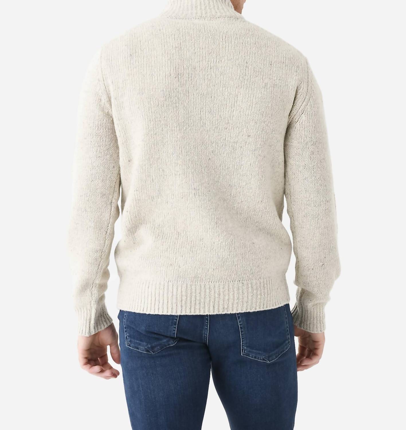 Hartford - Donegal Trucker Knitted Pullover - clothing - men - solid