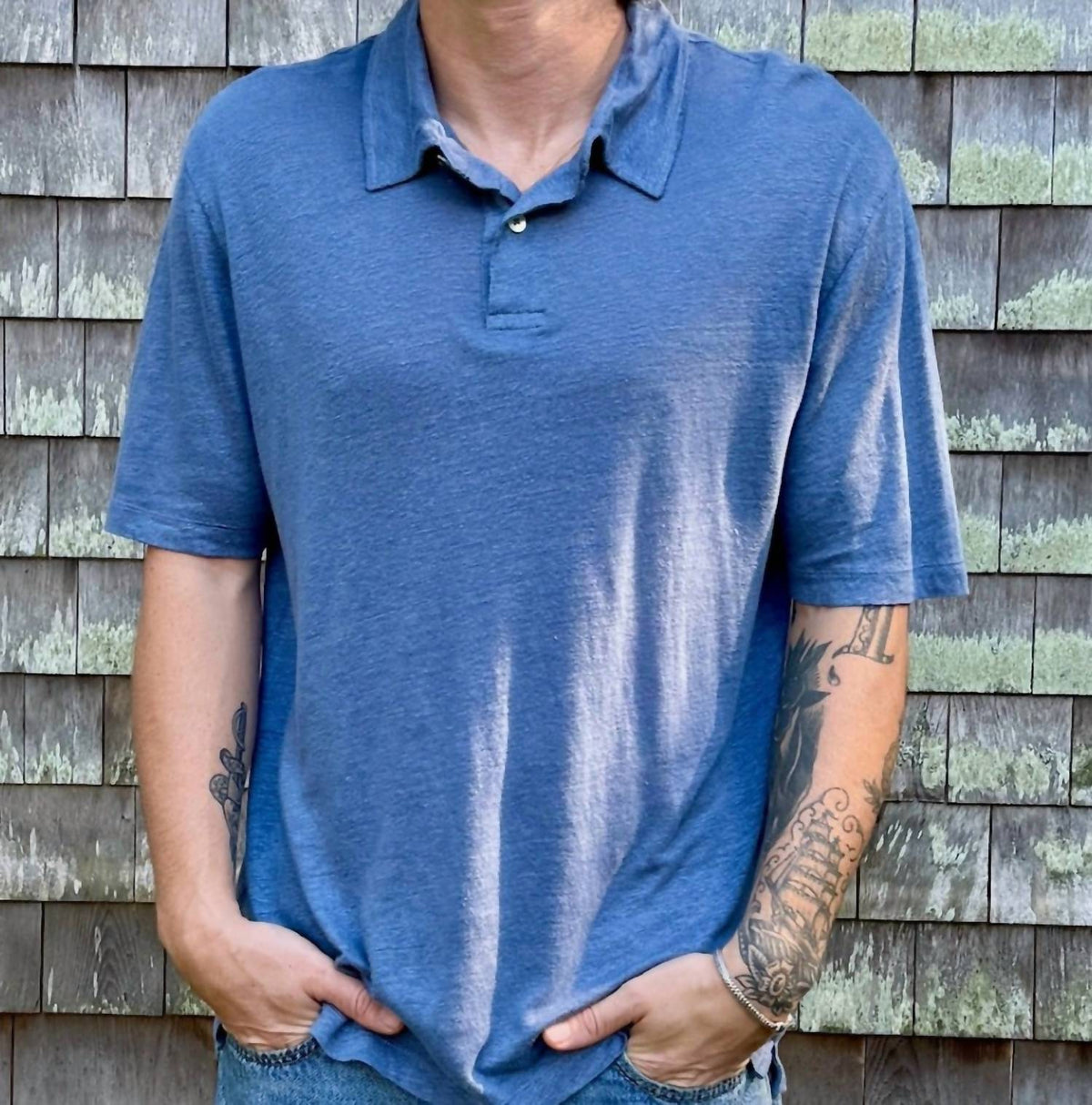 Hartford - Linen Short Sleeve Polo
