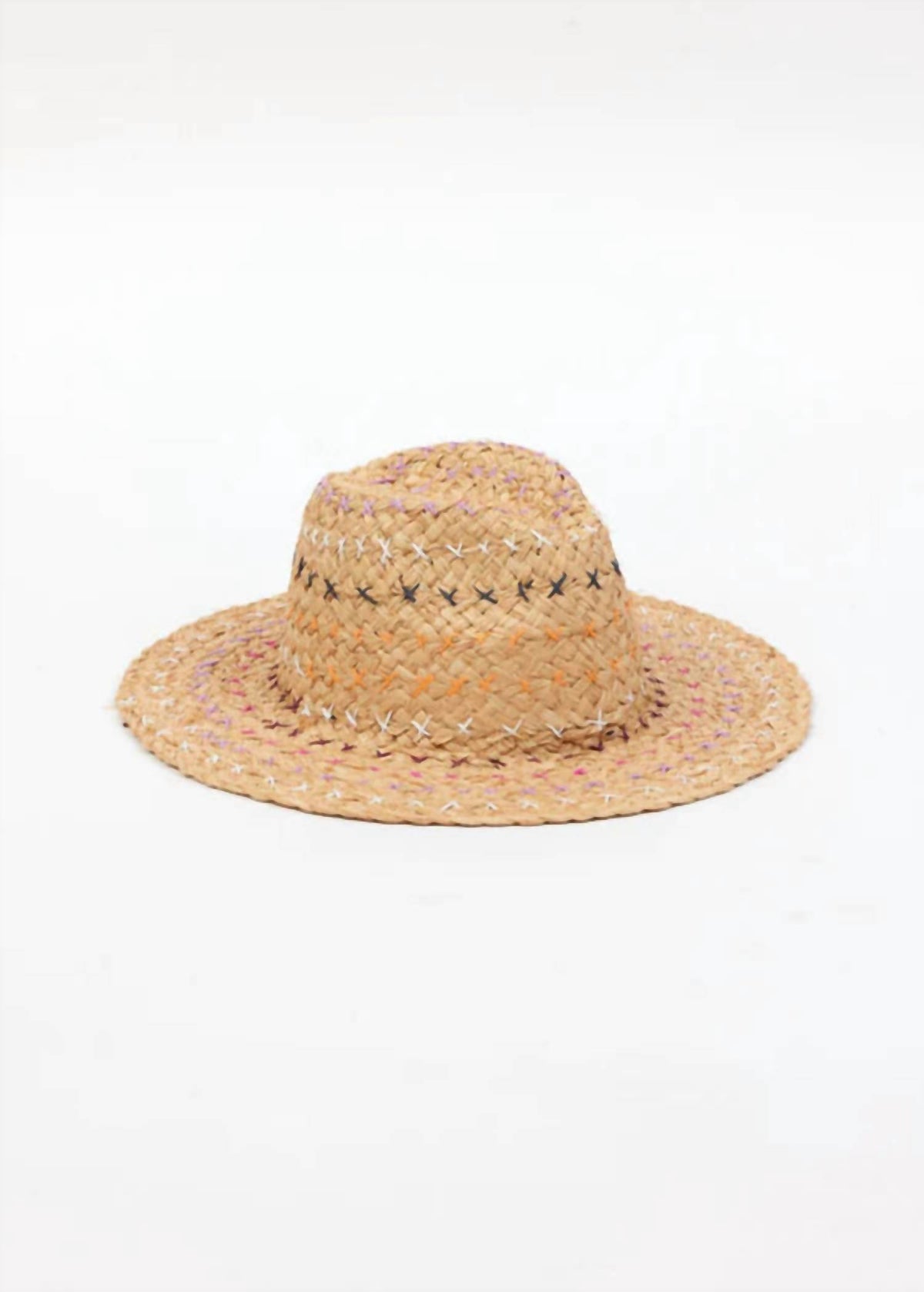 Hat Attack - Women's Josie Embroidered Straw Hat
