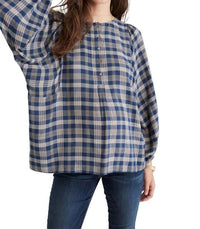 Hatch - Rose Plaid Top