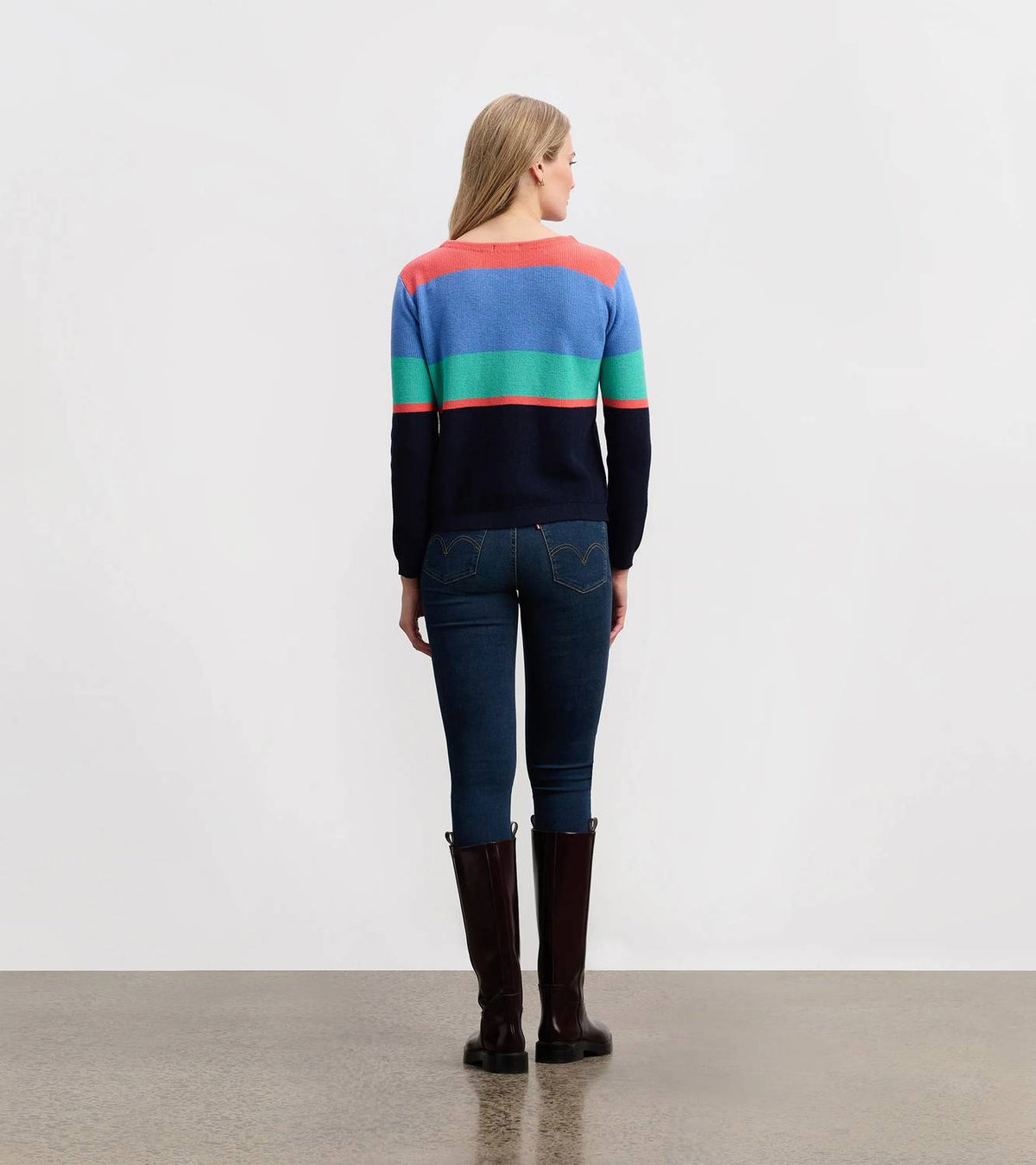 Hatley - Devon Bright Colorblock Stripes Sweater