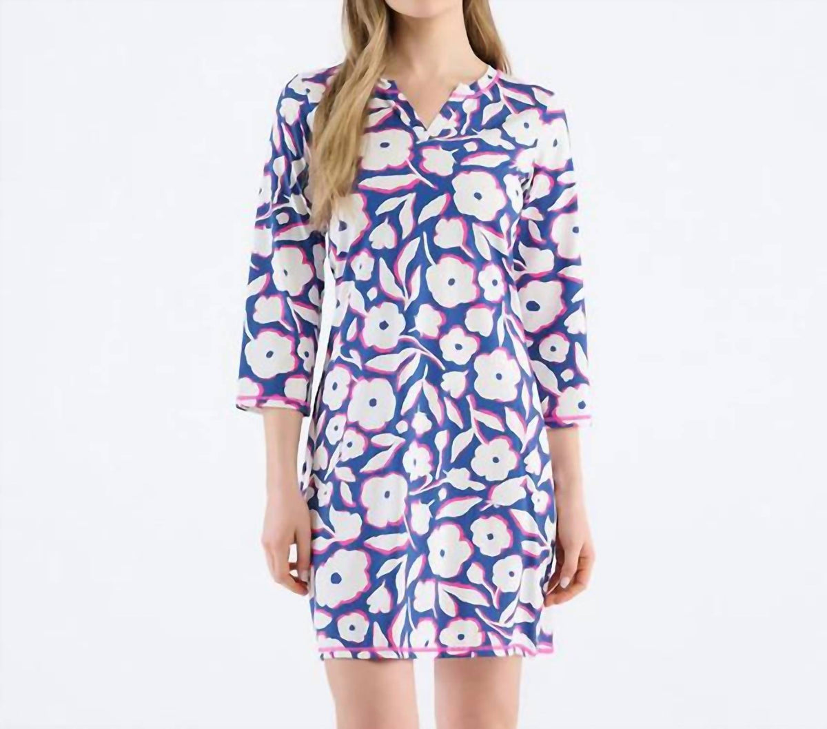 Hatley - Notch Neck Mini Dress