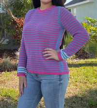 Hatley - Pointelle Stripe Sweater