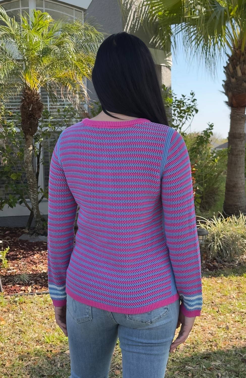 Hatley - Pointelle Stripe Sweater