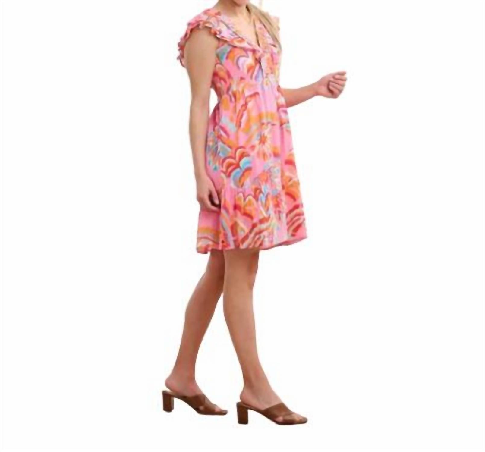 Hatley - Zoe Ruffle Sleeve Dress - clothing - cotton - dresses