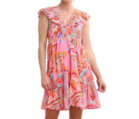 Hatley - Zoe Ruffle Sleeve Dress - clothing - cotton - dresses