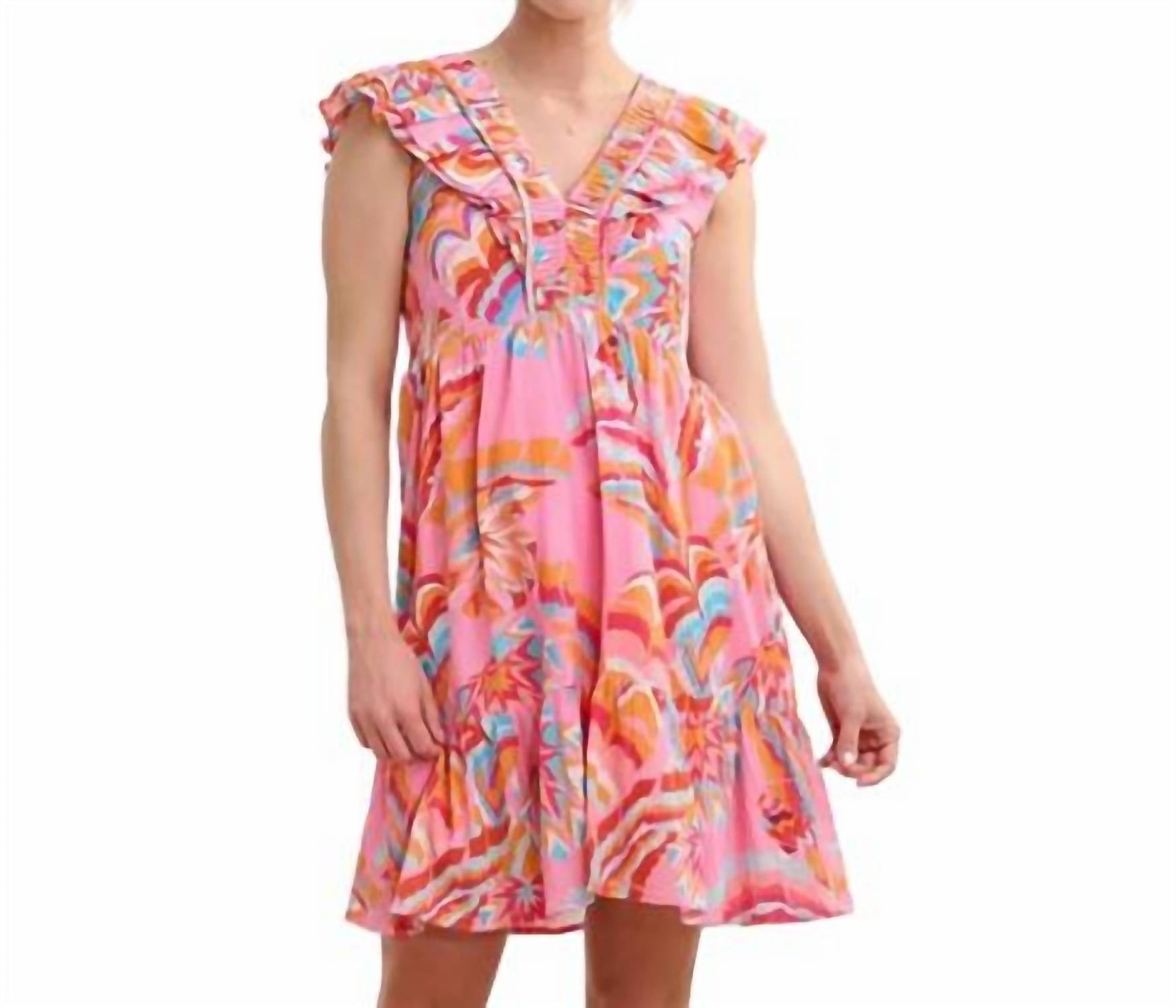 Hatley - Zoe Ruffle Sleeve Dress - clothing - cotton - dresses