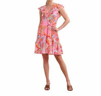 Hatley - Zoe Ruffle Sleeve Dress - clothing - cotton - dresses