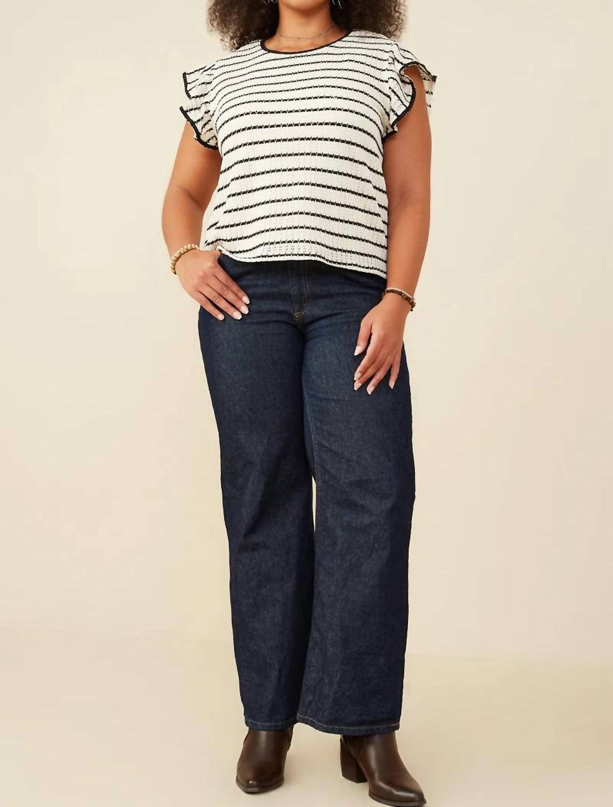 Hayden La - Celia Striped Tank Top