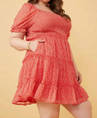 Hayden La - Ditsy Floral Dress - Plus