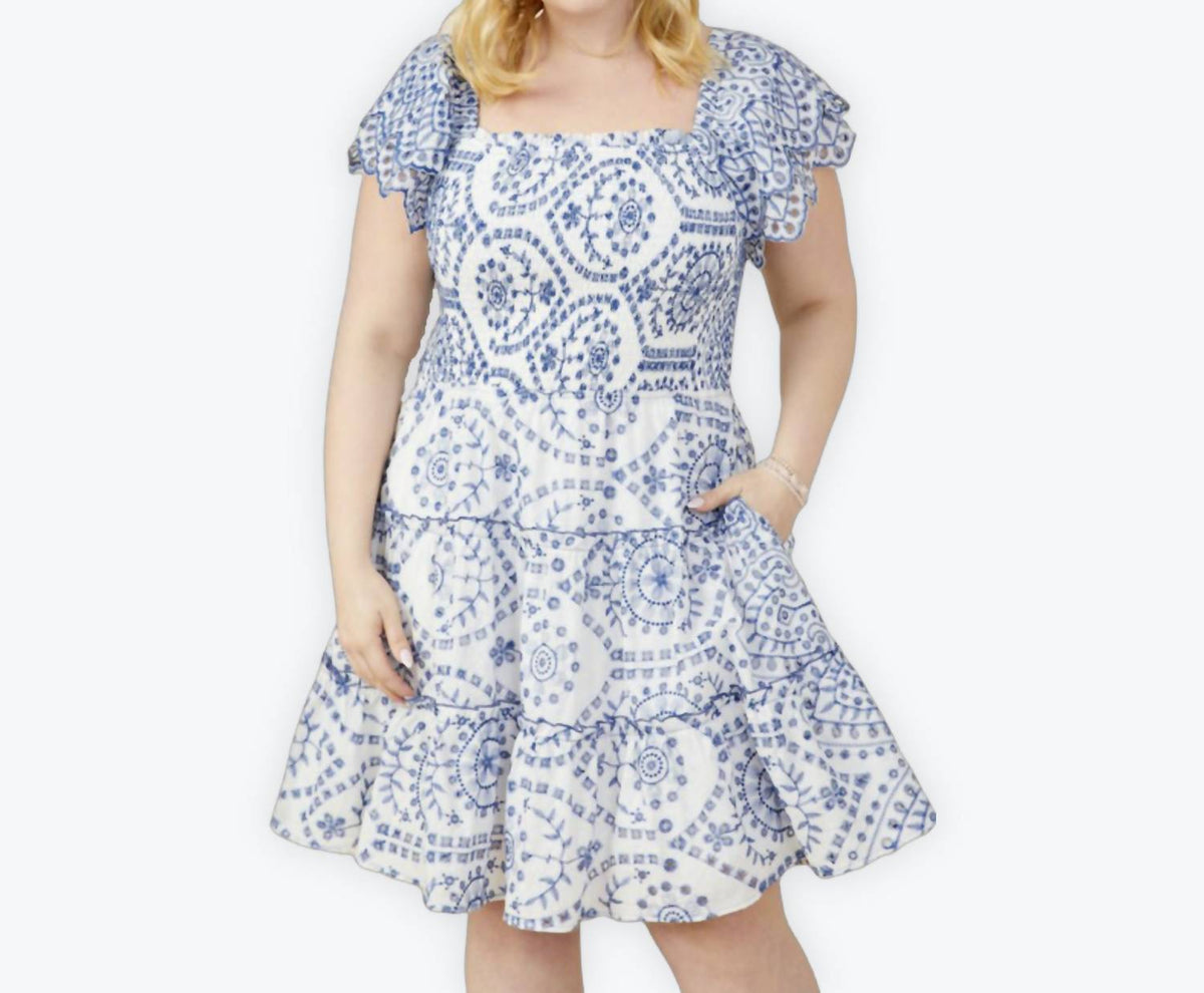 Hayden La - Going Coastal Ruffle Dress - Plus