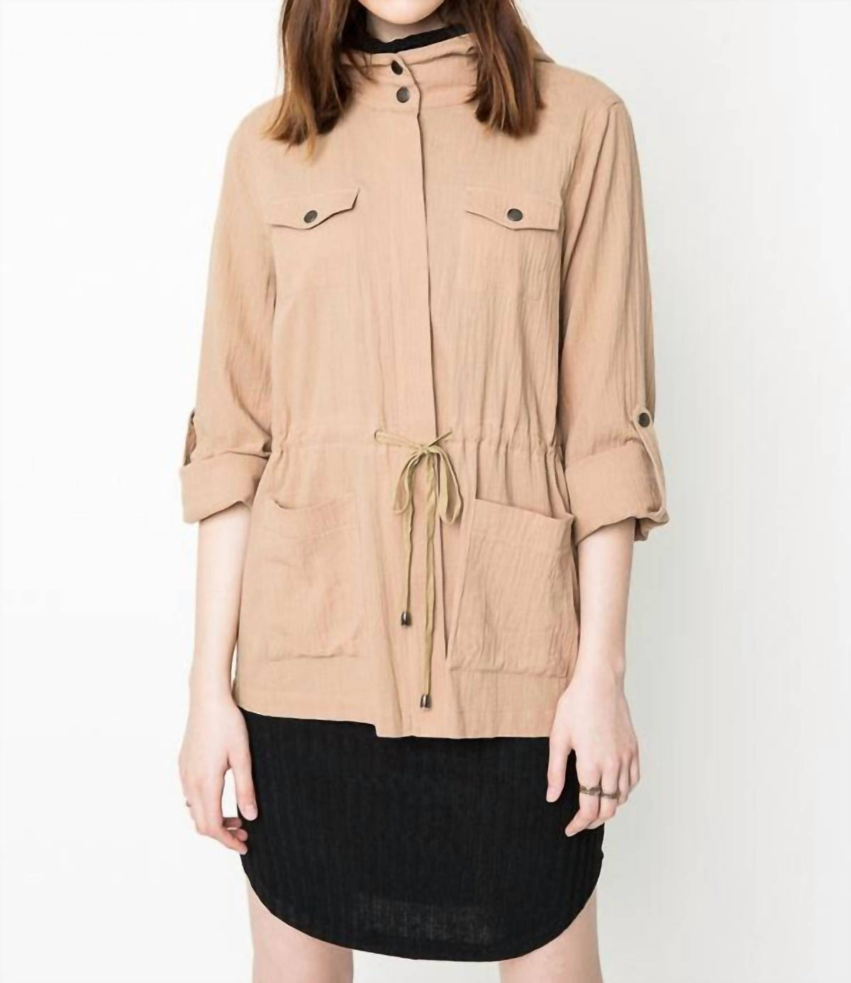 Hayden La - Lightweight Hooded Cargo Jacket