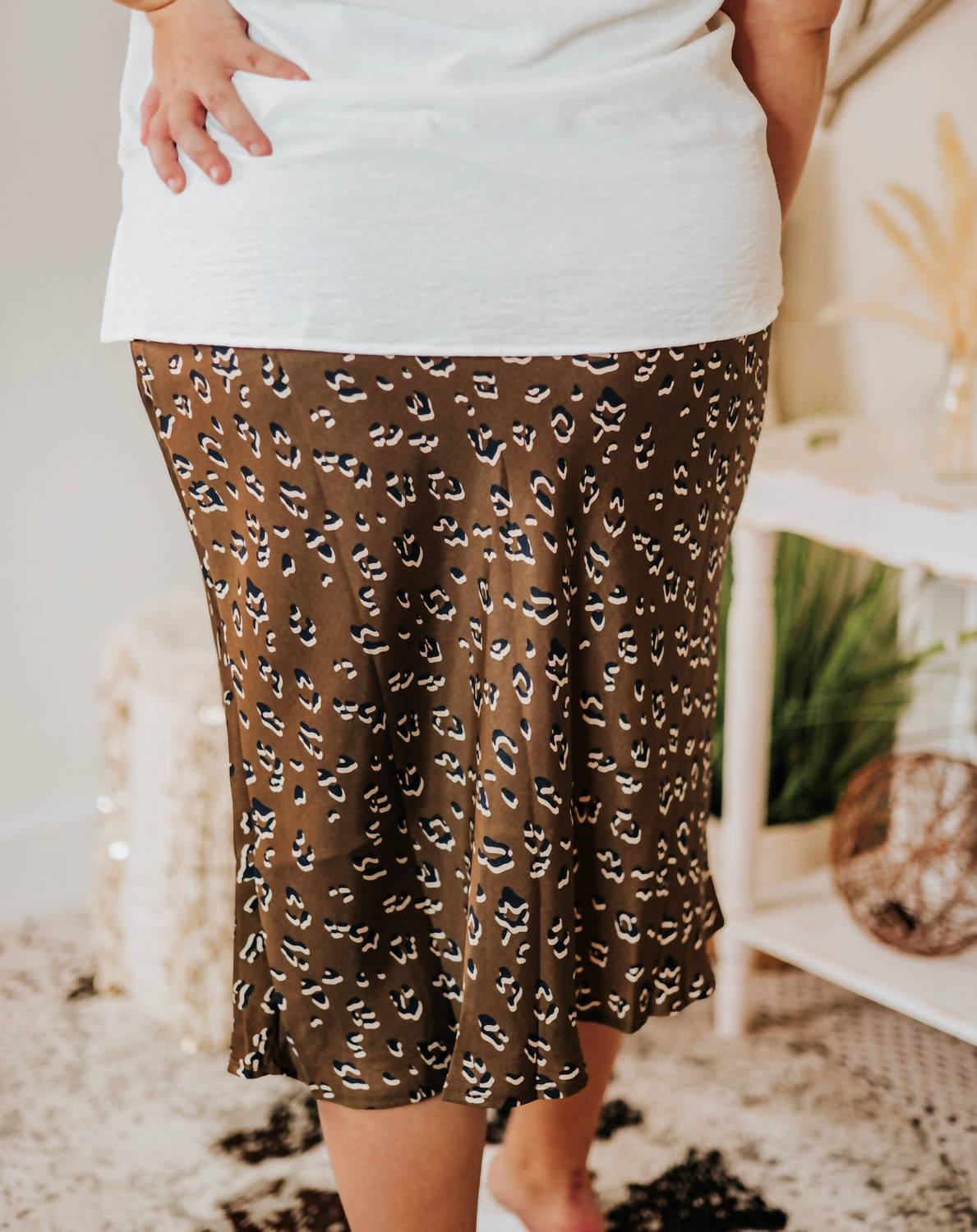 Hayden La - Lillian Leopard Skirt - Plus