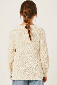 Hayden La - Popcorn Knit Pullover Sweater