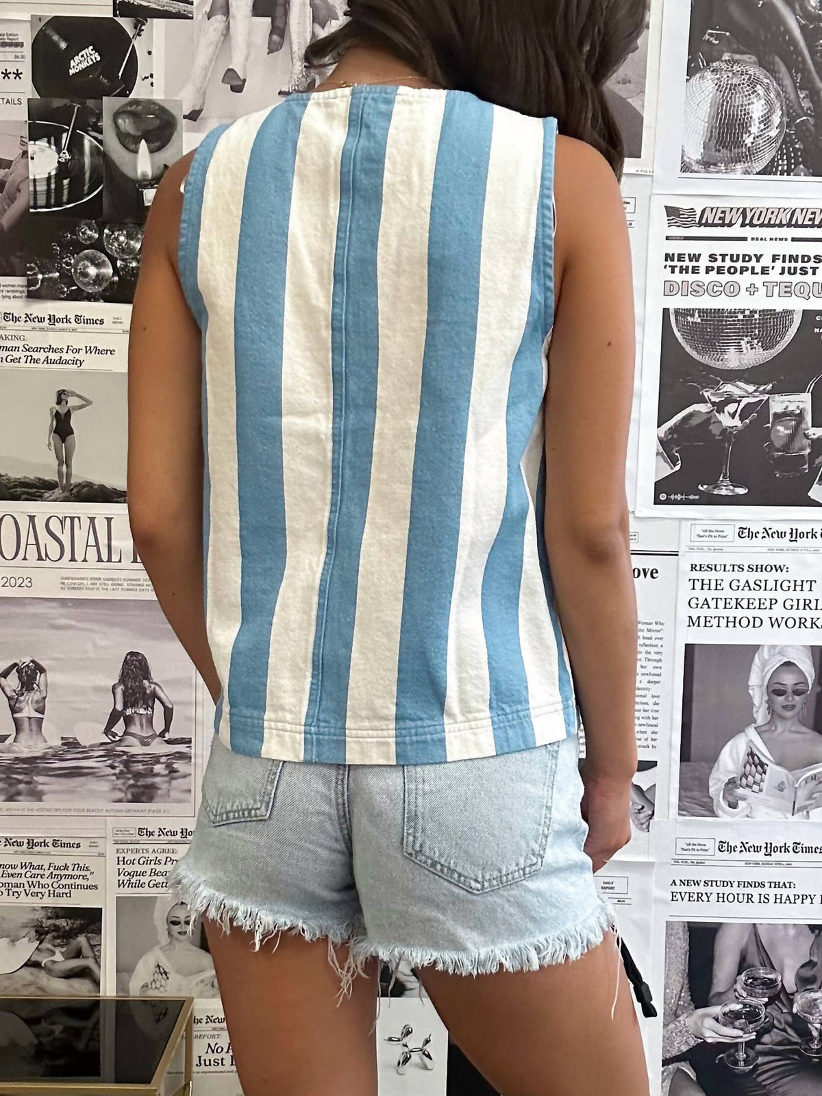 Hayden La - Shoreline Stripe Vest