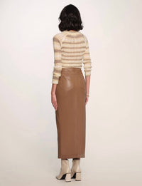 Heartloom - Charice Skirt - brown - clothing - knee - length - skirts