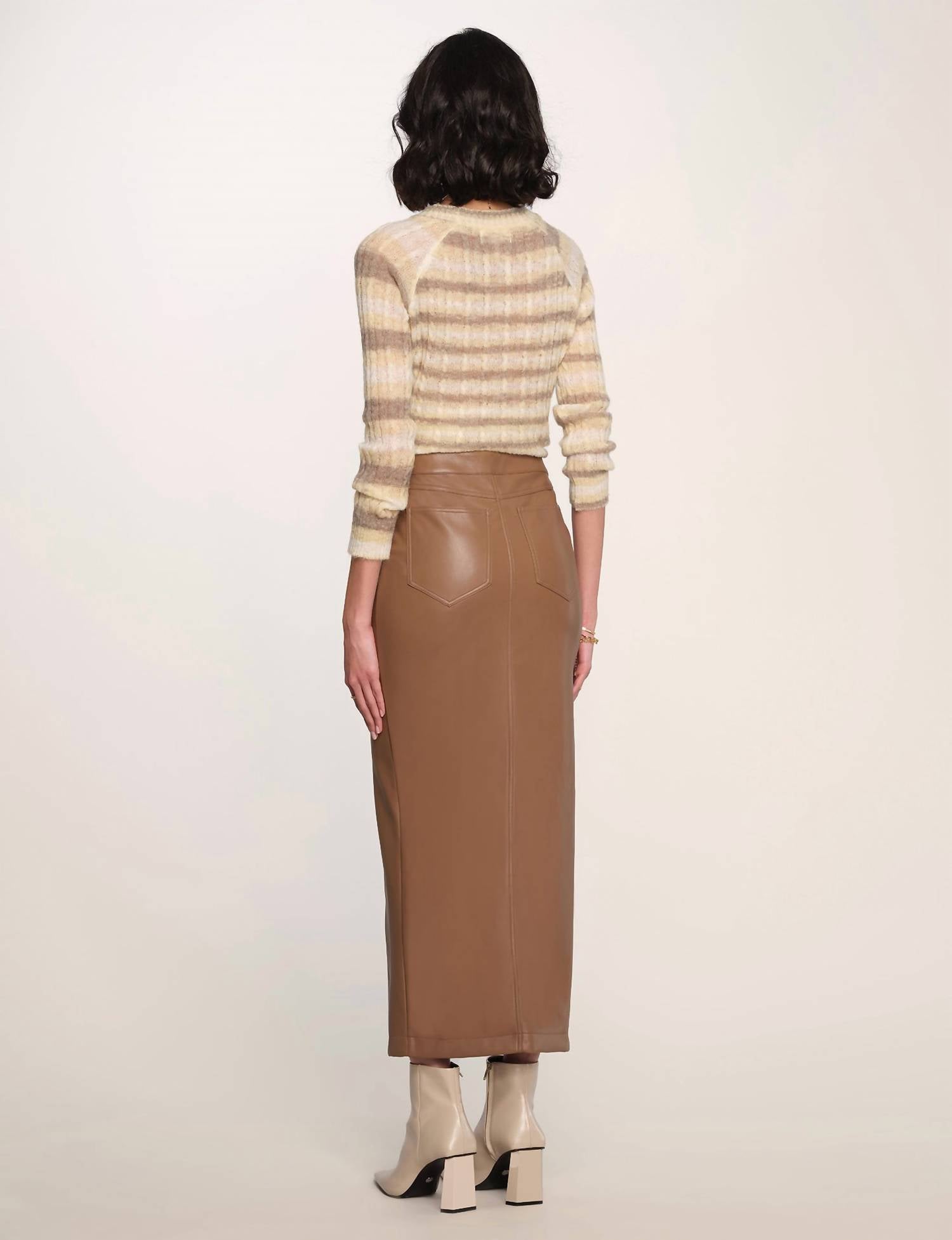 Heartloom - Charice Skirt - brown - clothing - knee - length - skirts