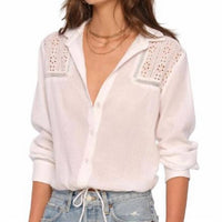 Heartloom - Dennis Shirt - beige - blouses - clothing