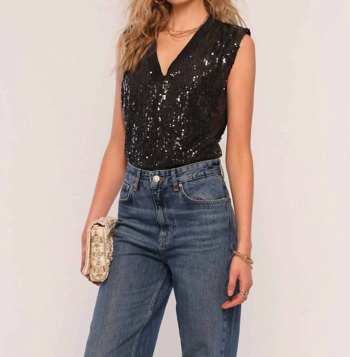 Heartloom - Farrah Soft Sequin Bodysuit