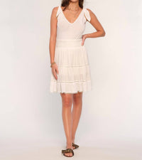 Heartloom - Larue Mini Dress - beige - clothing - cotton - blend