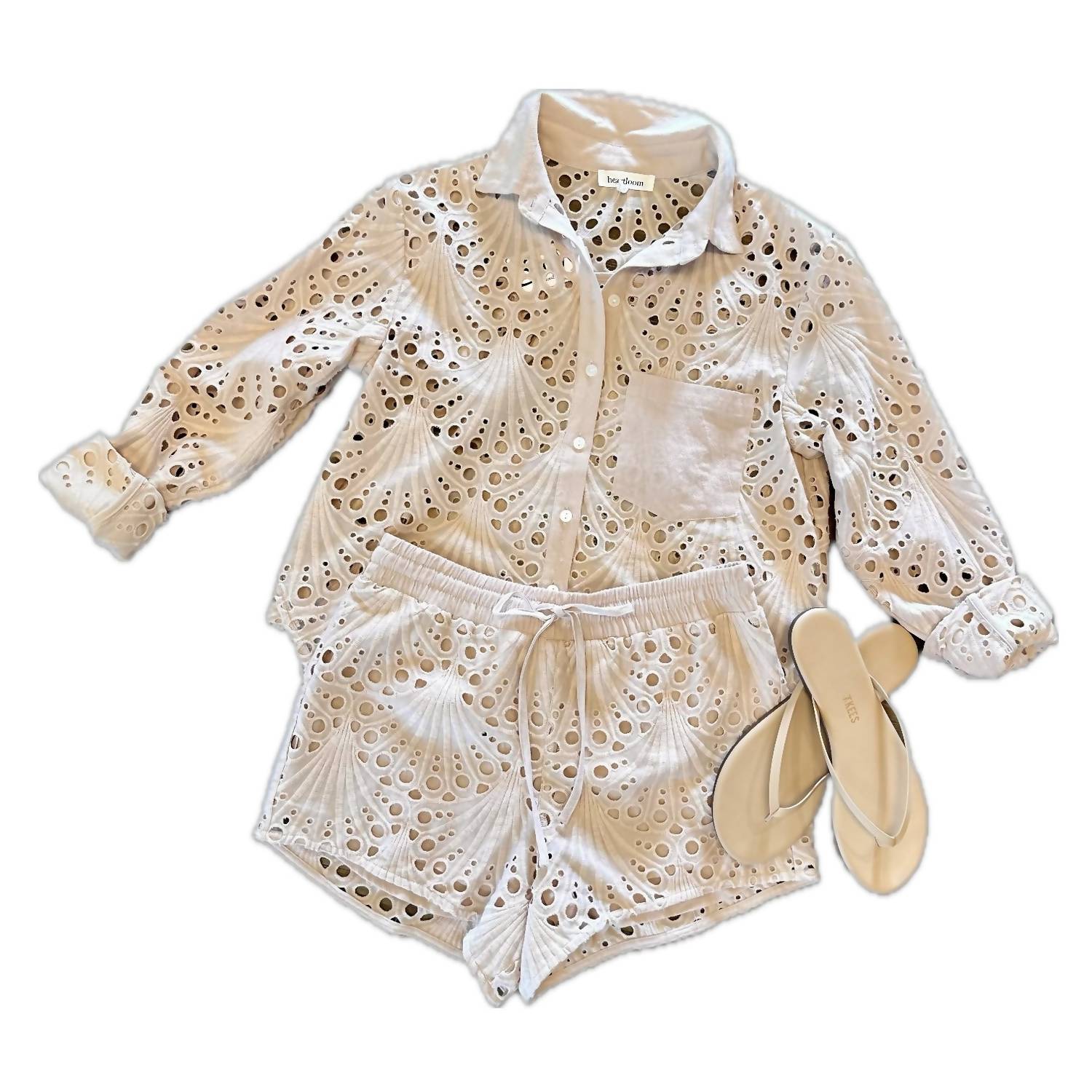 Heartloom - Lucida Short - beige - clothing - cotton
