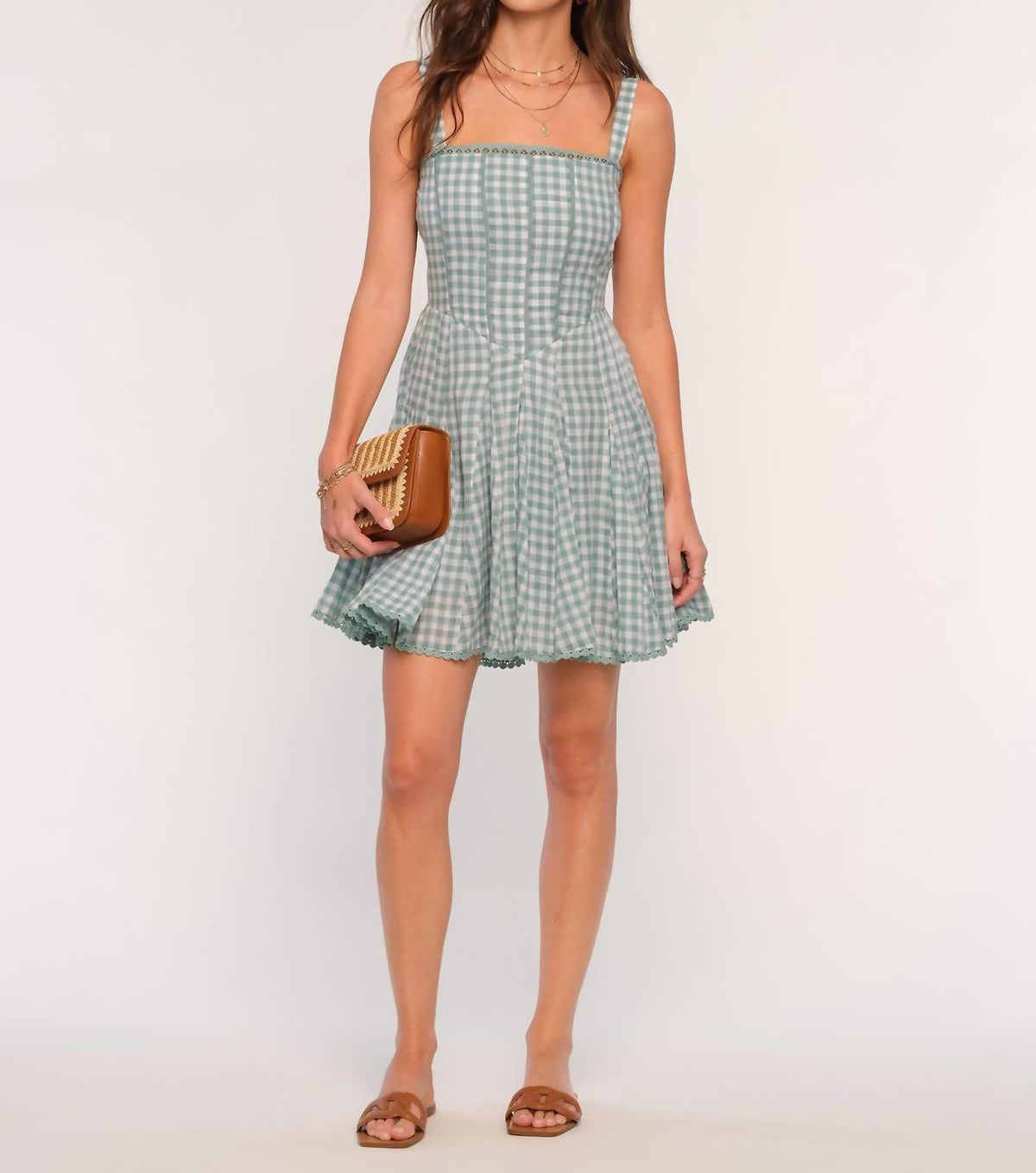 Heartloom - May Gingham Mini Dress