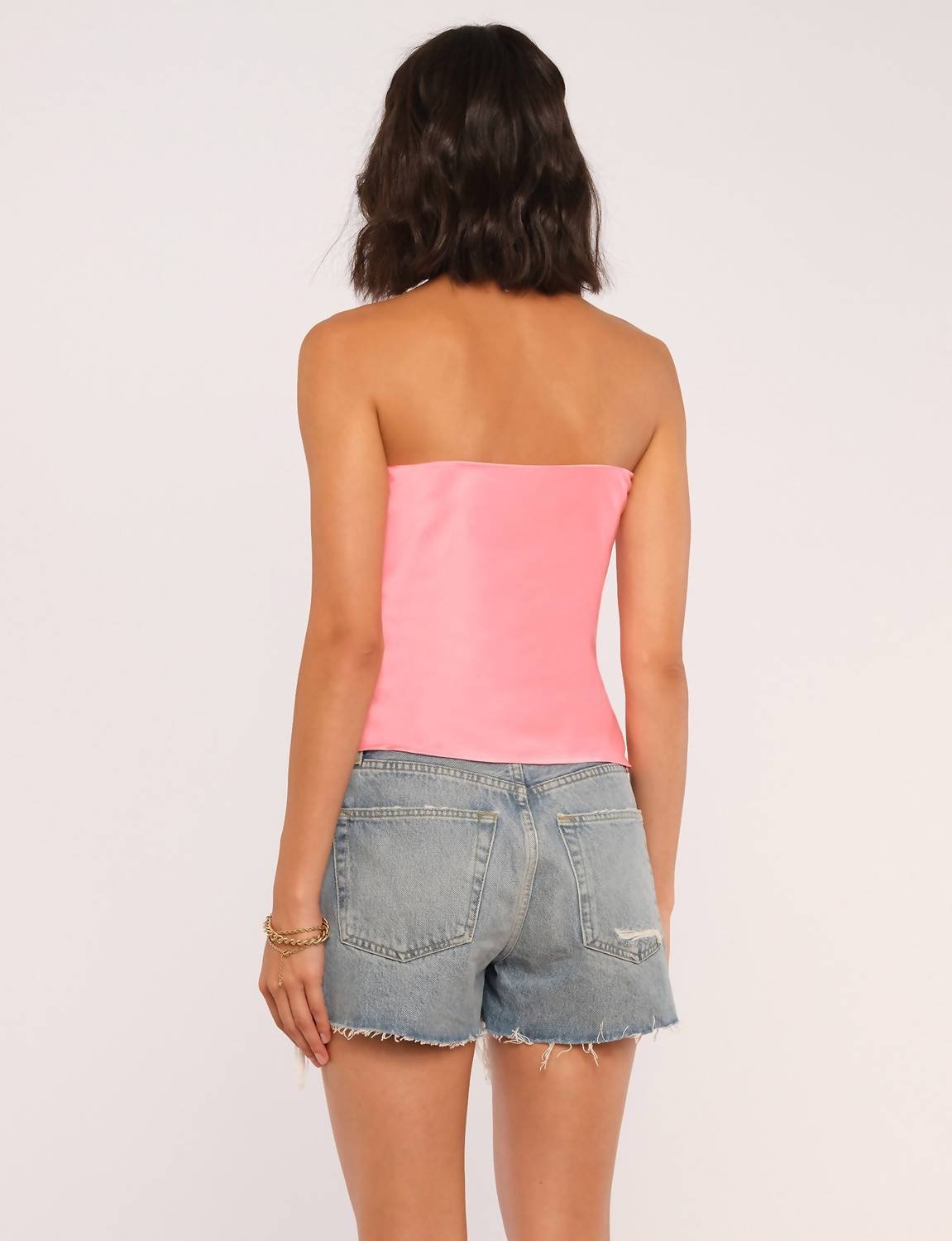 Heartloom - monica top - clothing - crop - tops - pink