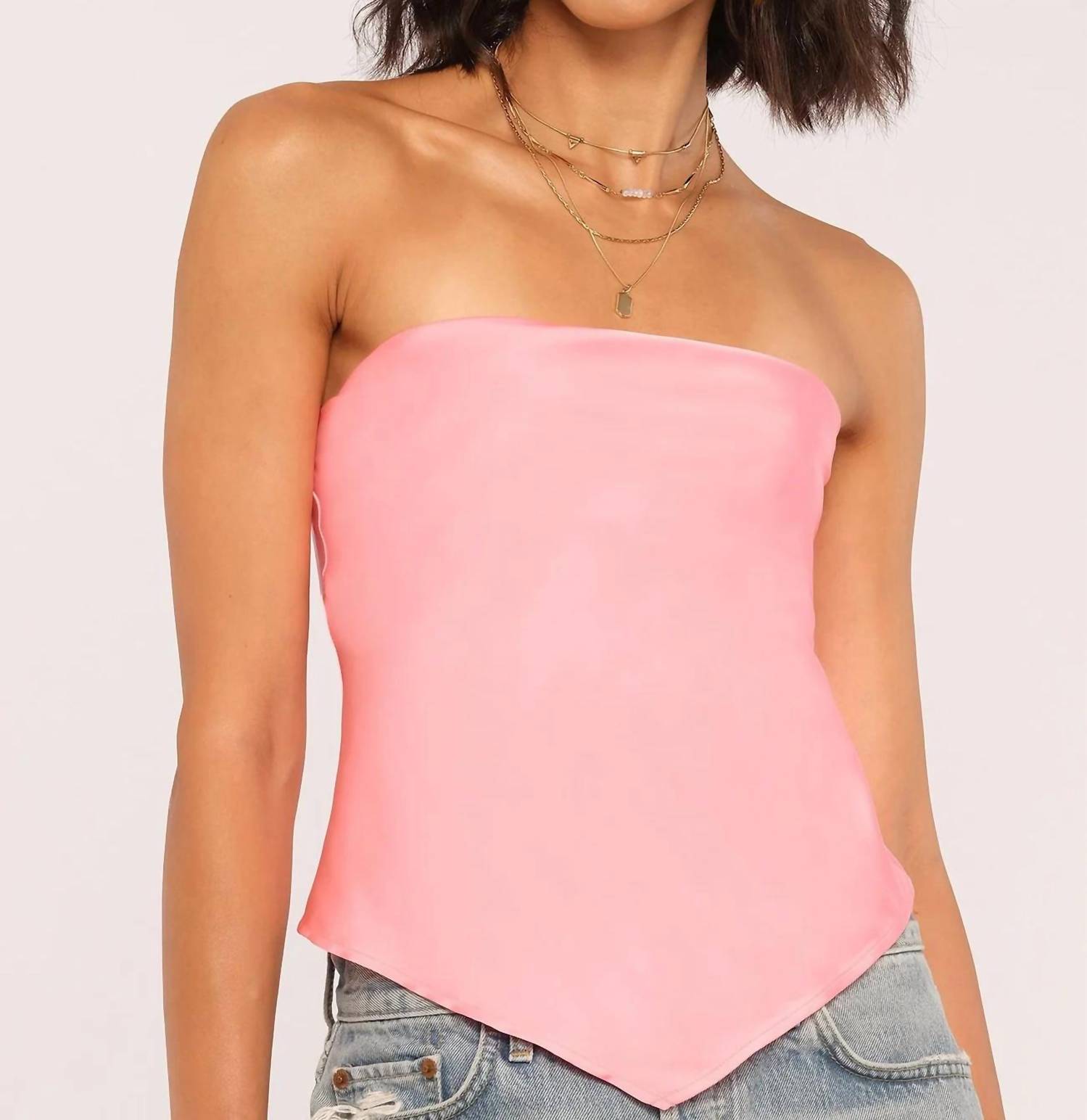 Heartloom - monica top - clothing - crop - tops - pink
