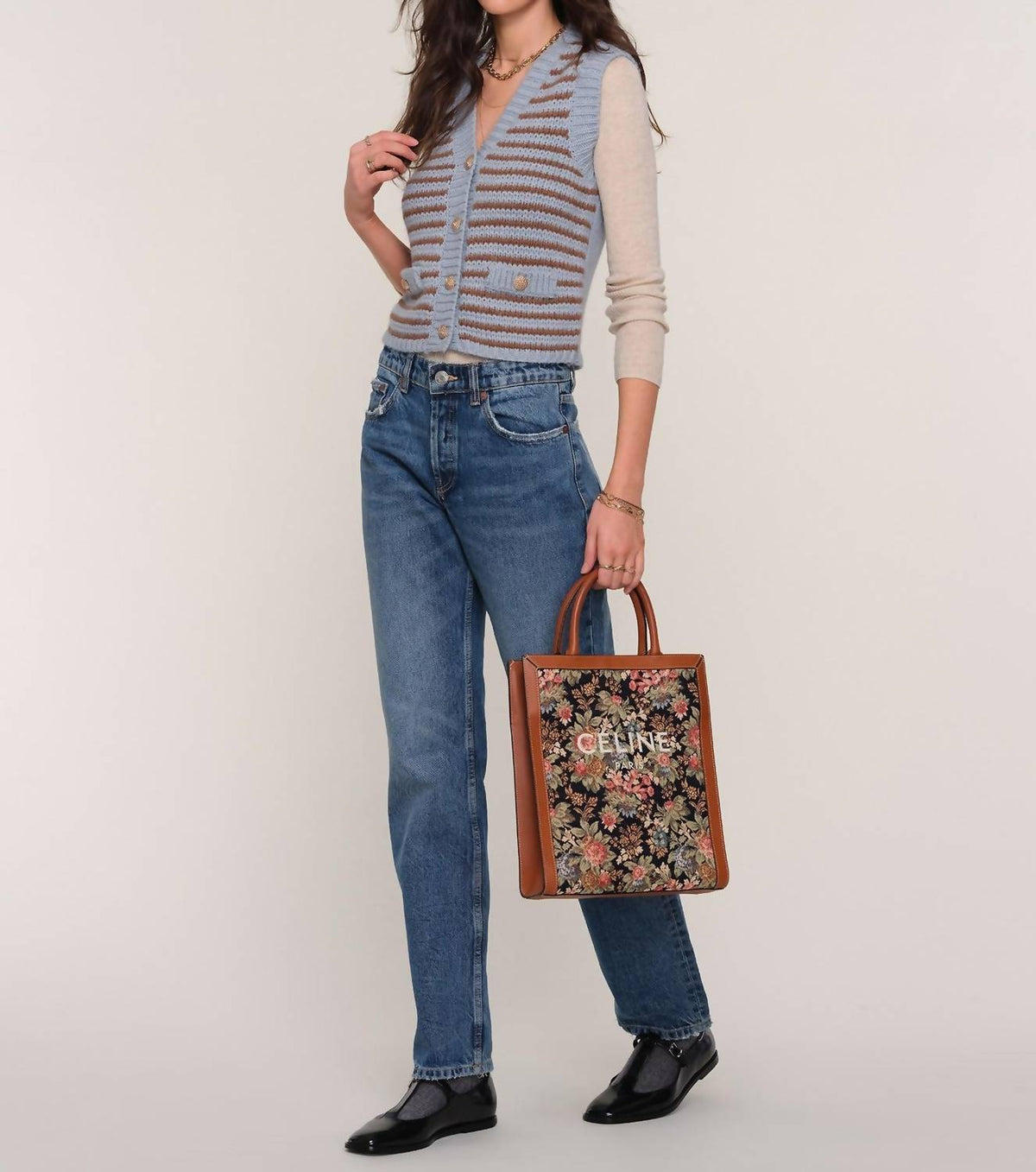 Heartloom - Striped Knit Asher Vest
