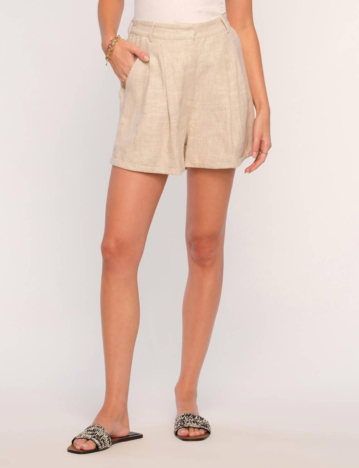 Heartloom - Taye Linen Blend Short