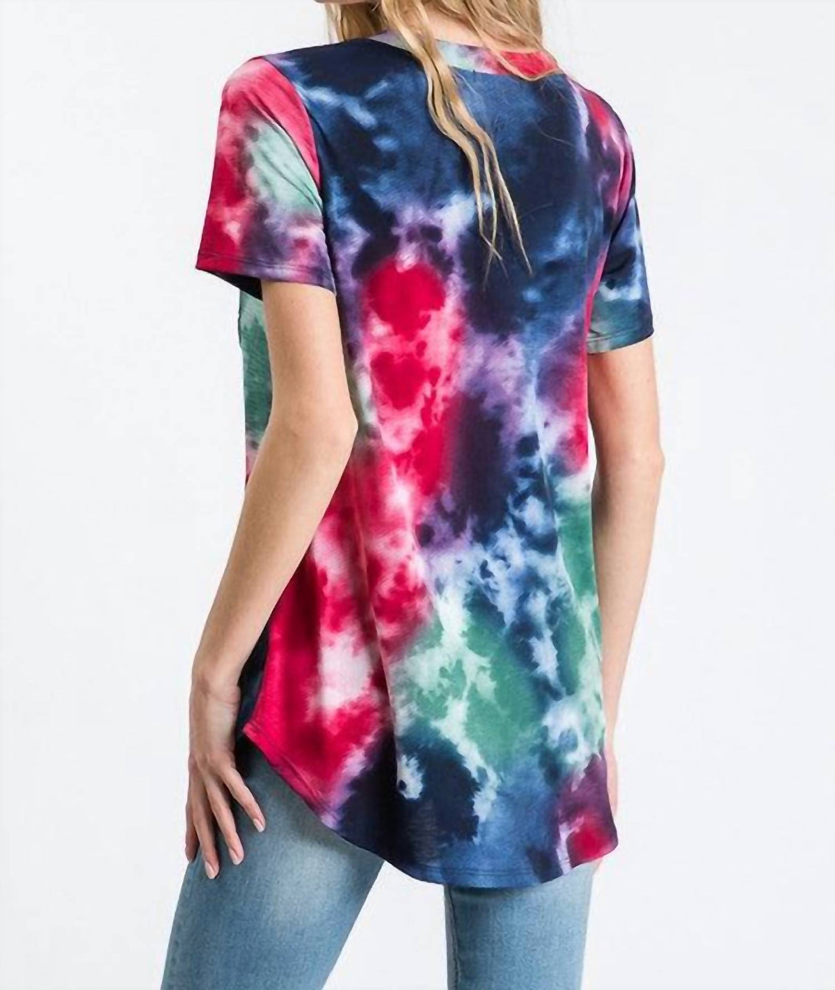 Heimish Usa - Splatter Tie Dye Sequin Top