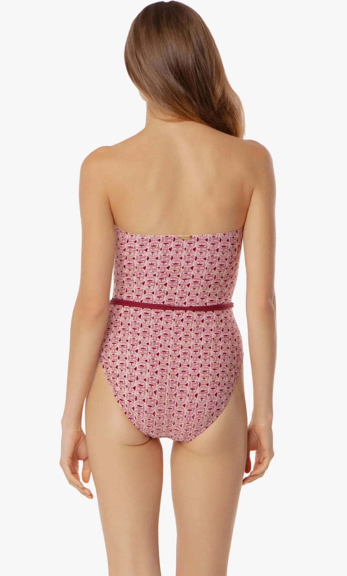 Helen Jon - Belted Bandeau One-piece