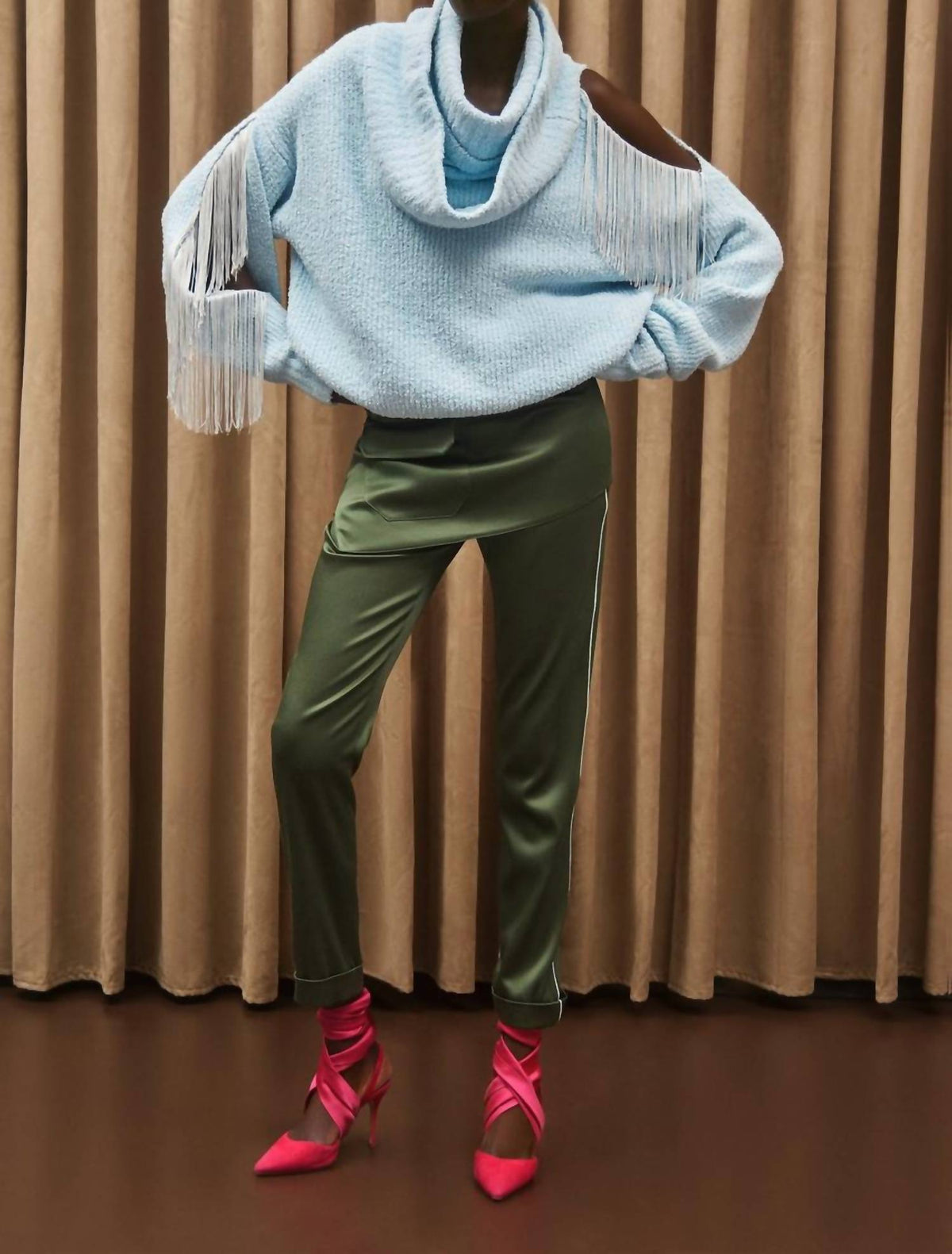 Hellessy - Flash Shaw Turtleneck Sweater