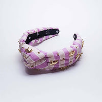 Hello Edie - Striped Tiger Knot Headband