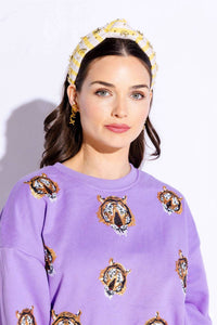 Hello Edie - Striped Tiger Knot Headband