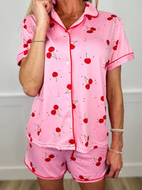 Hello Mello - Cherry Delight Lightweight High-rise Pj Set