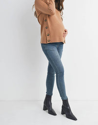 Hello Miz - Button Side Maternity Nursing Pullover Sweater