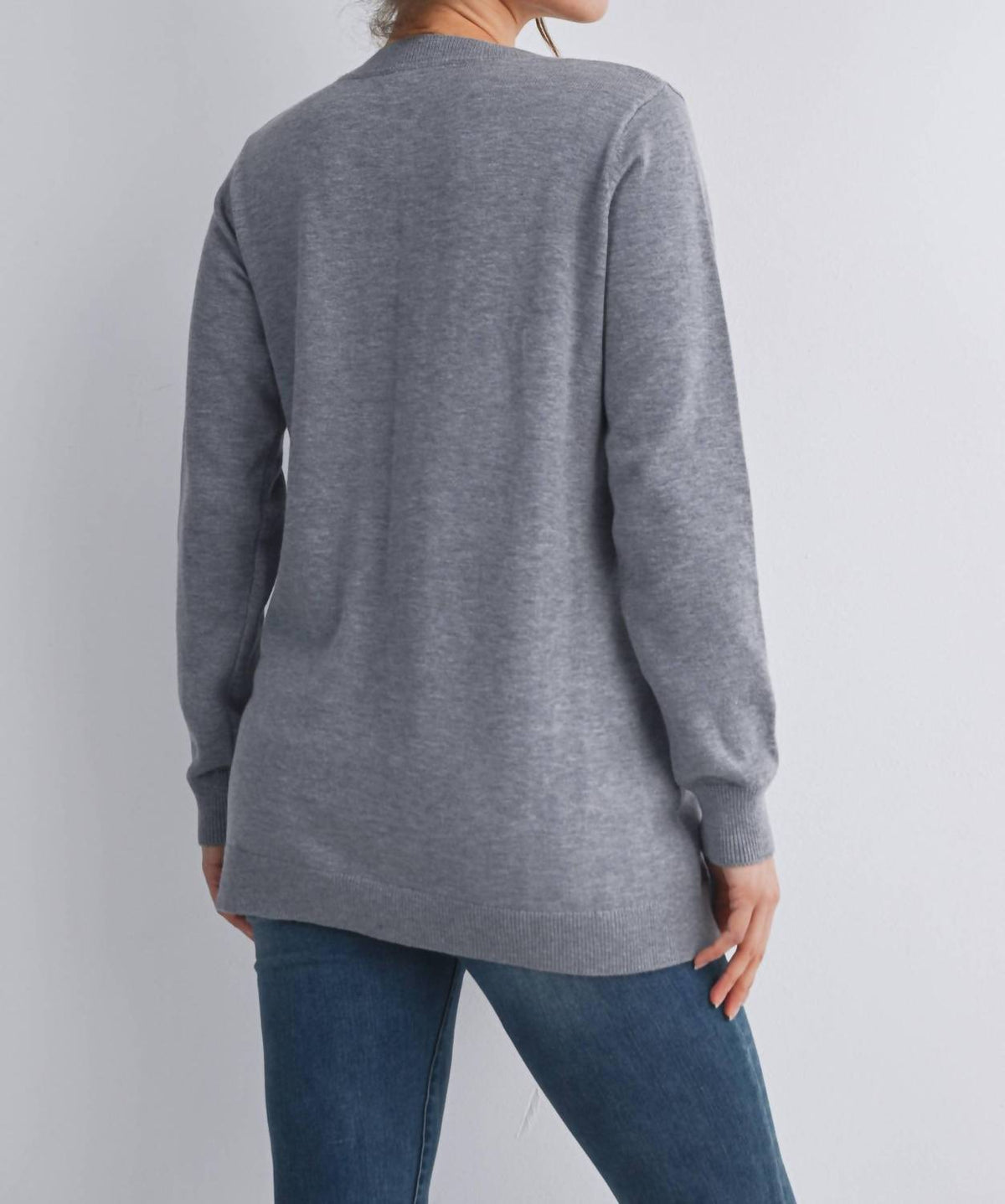 Hello Miz - Button Side Maternity Nursing Pullover Sweater
