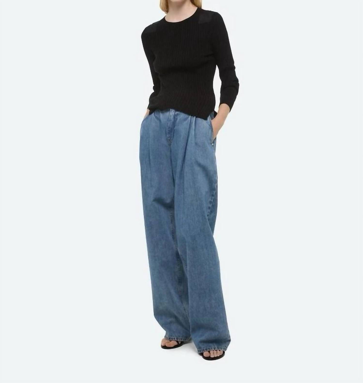 Helmut Lang - DOUBLE PLEATED JEAN