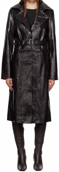 Helmut Lang - Leather Trench Coat