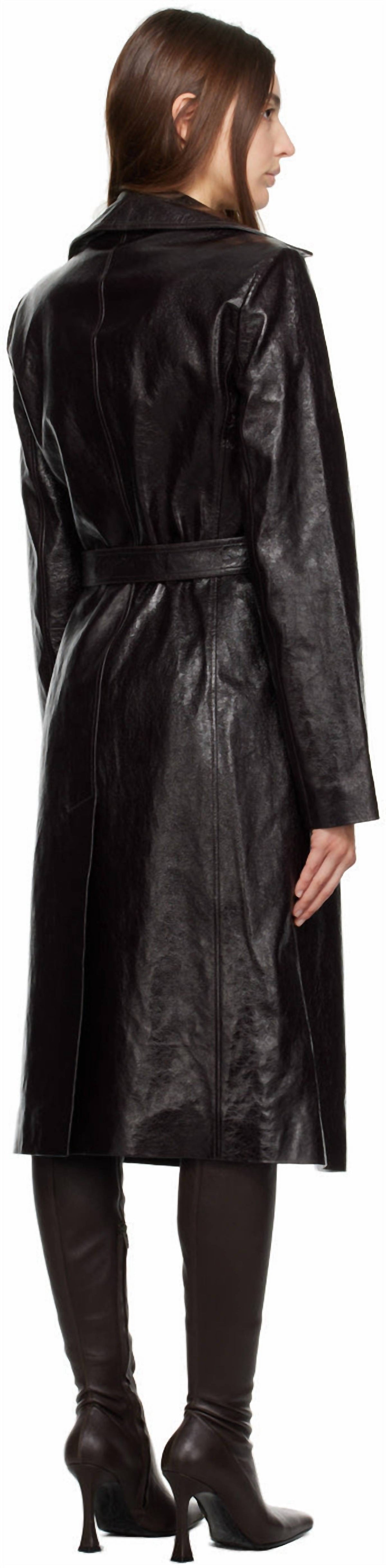Helmut Lang - Leather Trench Coat